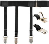 Sleeve Holder for Men Women (2 Pairs), Non-Slip Sleeve Holder, Non-Slip Band for Shirts, Premium Sleeve Holder for Men, Long Sleeves, Gifts for Men (Black, White