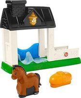 Ensemble de jeu Fisher Price Little People - écurie avec figurine de cheval