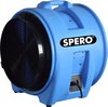 Vloerventilator - 7560M3/H - Diameter: 410mm Axiaal Ventilator - Bouwventilator 830W - SPERO
