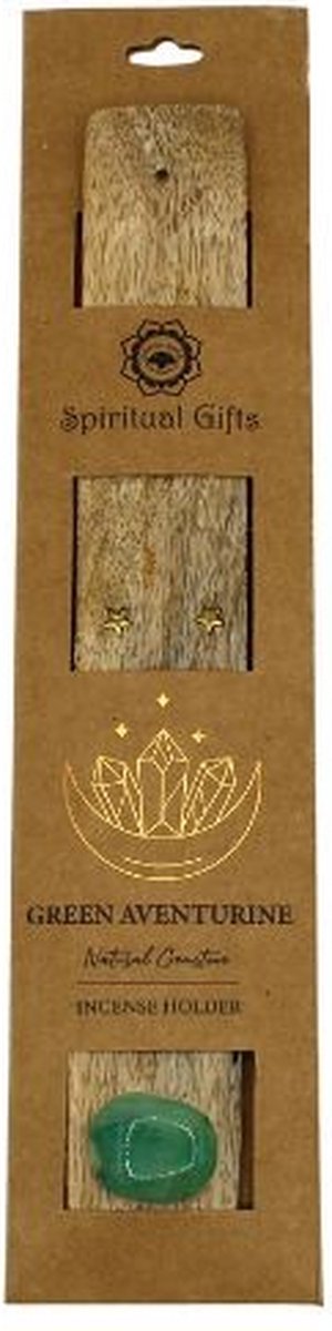 Incense Holder Green Aventurine wierrook houder