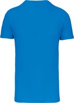Tropisch Blauw T-shirt met V-hals merk Kariban maat L