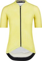 Bioracer - Maillot de cyclisme Optic Art Icon pour femme - Jaune - Taille XL