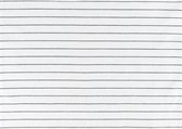 Krumble Theedoek met strepen - Streeppatroon -Theedoeken - Glazendoeken Keukendoeken - Vaatdoek - Katoen - Wit met zwart - 40 x 60 cm