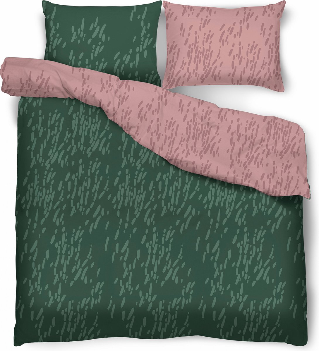 Sweet Dream Collection Cells tweepersoons dekbedovertrek satijnkatoen 200 x 220 cm inclusief 2 kussenslopen 70 x 80 cm