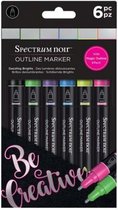 Spectrum Noir OutlineMarker sets (6st) - Dazzling Brights