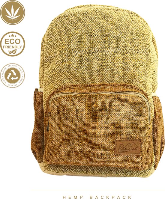 green-goose® Sac à dos Anukulchandra Chakravarty | 35x23x10cm | Sac à dos de Yoga durable | Robuste, durable, Fairtrade du Népal