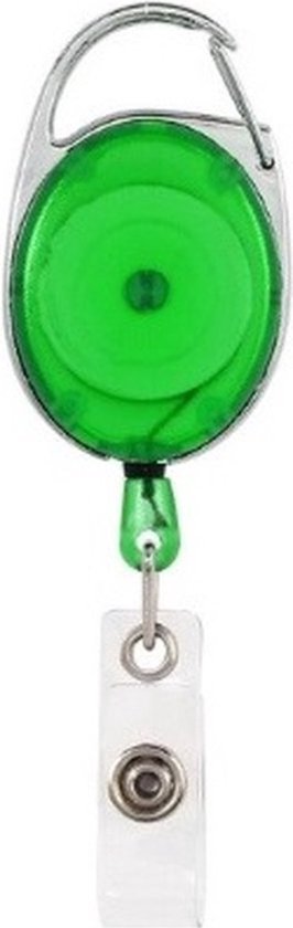 Plastic Intrekbare Transparante Badgehouder Elastische Clip Badgehaspel Kaarthouder Naamplaatje Werkbadge met Badgehaspel kopen vanaf een prijs van 1.87