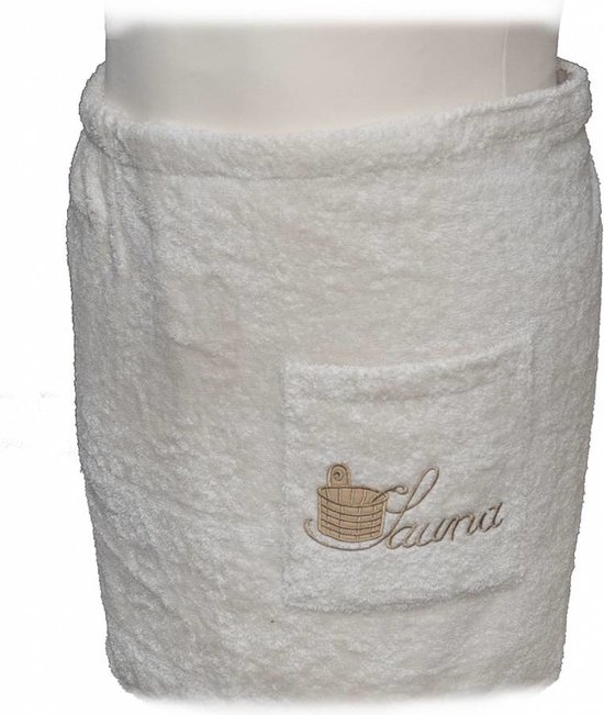 Sowel® Paréo de sauna pour homme, 100 % coton bo, servette de sauna