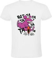 Rat Heren T-shirt | dier | geluid | boor | drilboor | bouwvakker | vloer