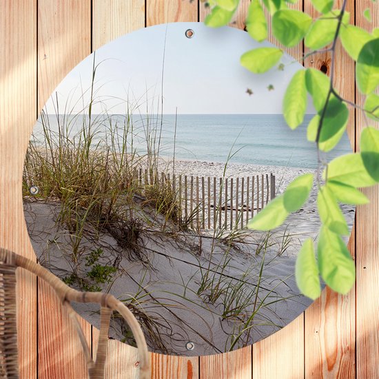 Ronde Tuinposter Zee en Strand