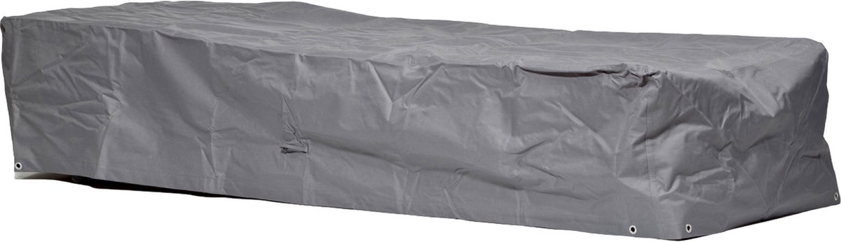 Beschermhoes voor ligbed | 210 x 75 x 40 cm | polyesterweefsel van het type Oxford 600D, kleur: grijs.
