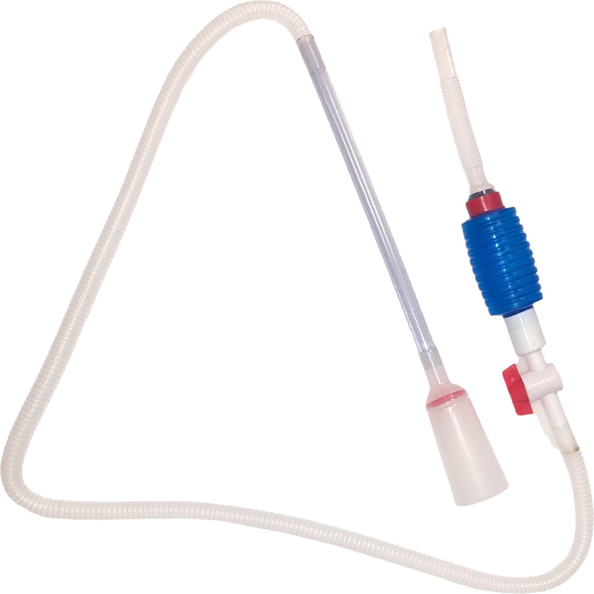 Nobleza Bodemreiniger aquarium - Aquarium afhevelen - Bodemstofzuiger - Bodemzuiger - Gravel cleaner - Lengte 185 cm