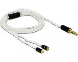 Premium 4,4mm Jack 5-polig naar 2x MMCX kabel compatibel met Sennheiser IE 800 - 1,2 meter