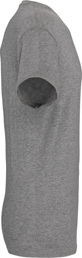 T-shirt Grijs chiné à col rond marque Kariban taille S