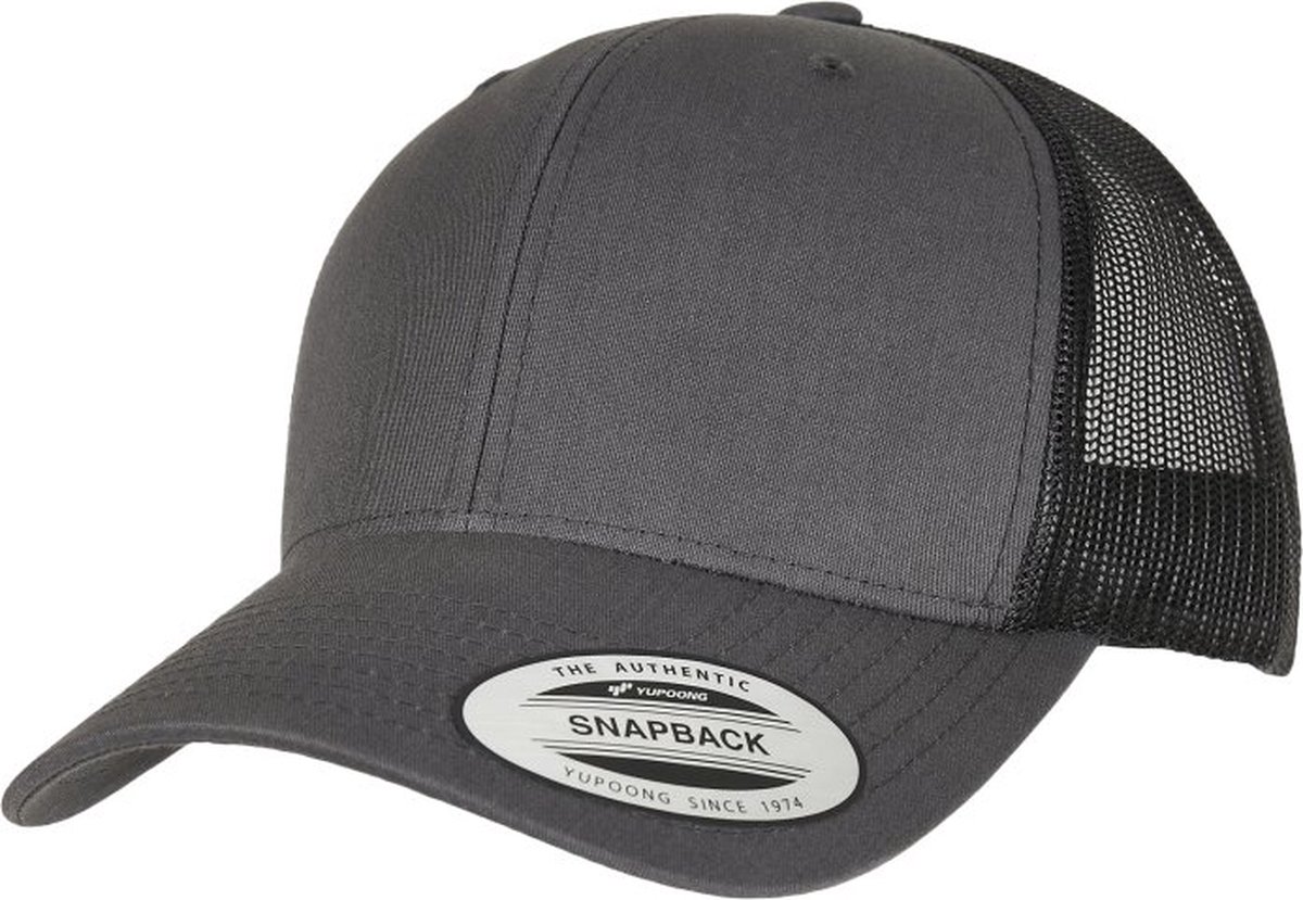 Urban Classics Pet Retro Trucker 2-Tone charcoal/black Grijs/Zwart