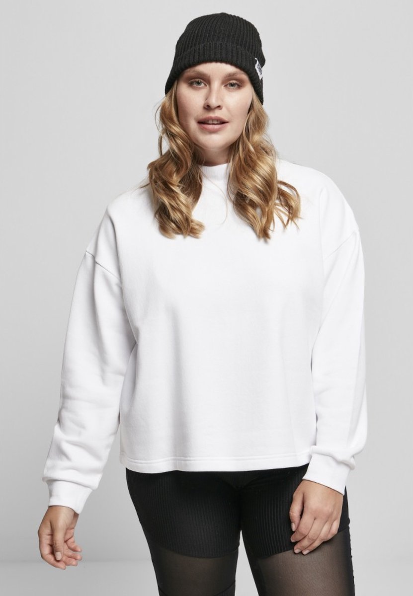 Urban Classics Oversized High Neck Sweater/trui 5XL Wit