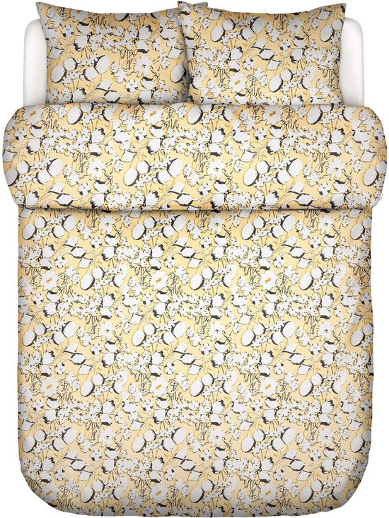 MARC O'POLO Housse de couette Hanne Yellow Pâle - Lits-Jumeaux XL – 260x200/220 cm