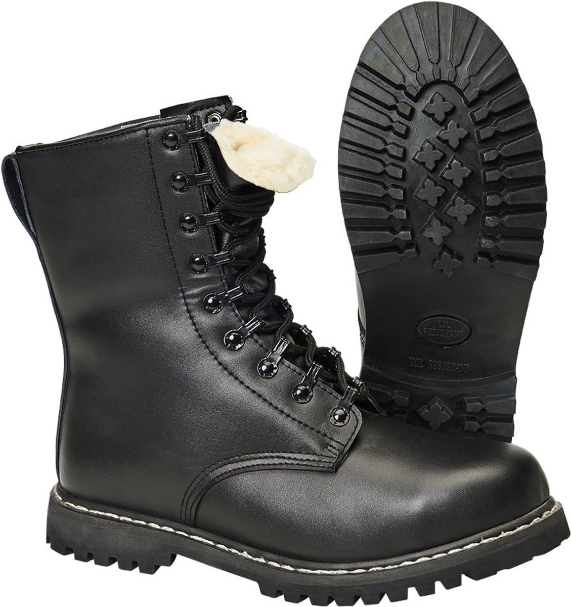 Brandit Para Boots Laars zwart Leer Heren Basics