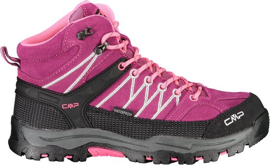 CMP Kids Rigel Mid Wandelschoenen WP, uniseks, Antraciet Geel Fluo 34uf