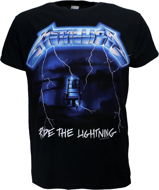 Metallica Ride The Lightning Tracklist TShirt Officiële Merchandise