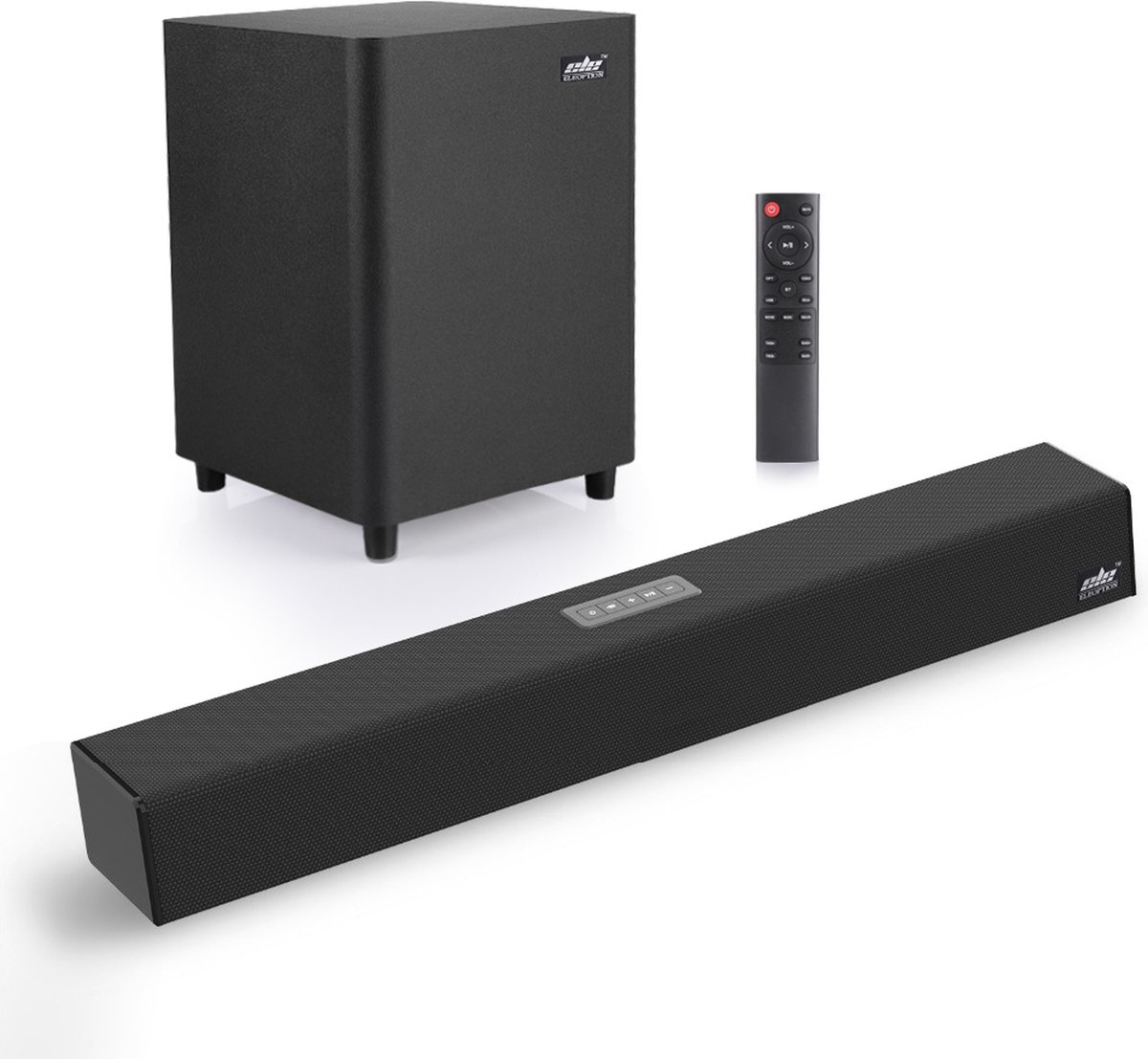 Soundbar - Soundbar met Subwoofer - Home Cinema - Soundbars voor TV - Draadloos - Bluetooth