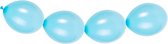blauwe ballonnen | ballonnen slinger | 10 stuks | 15 cm