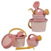foto van Little Dutch Strandset - Zandspeelset - Gieter Schep en Hark - Flowers and butterflies - Vanaf 1 jaar