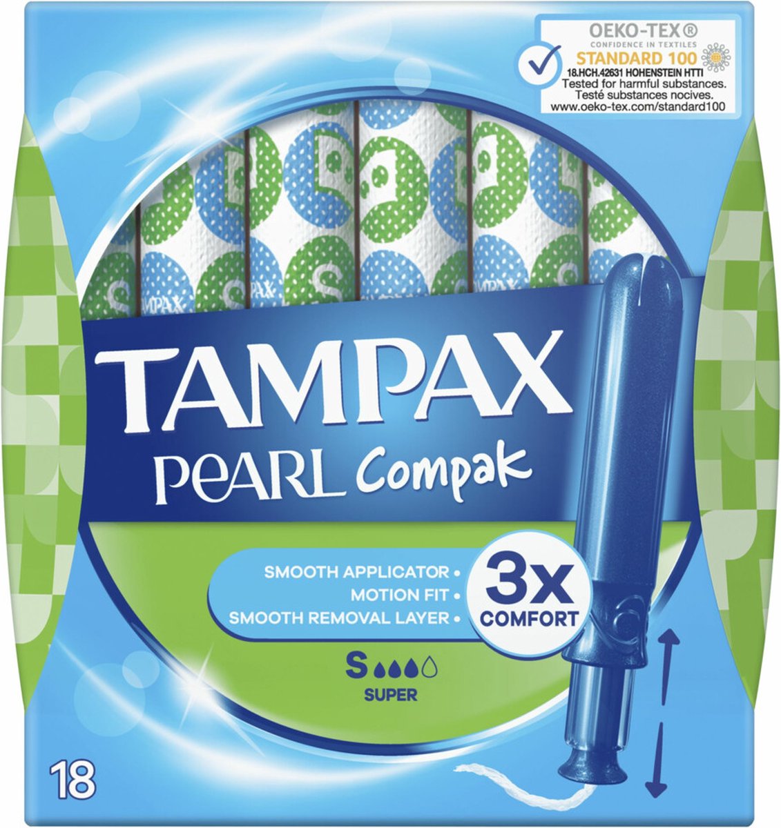 Goedkoopste Tampax Compak Pearl Super - tampons