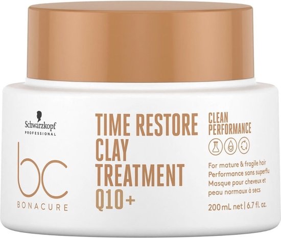 Schwarzkopf - Bonacure Time Restore Clay Treatment