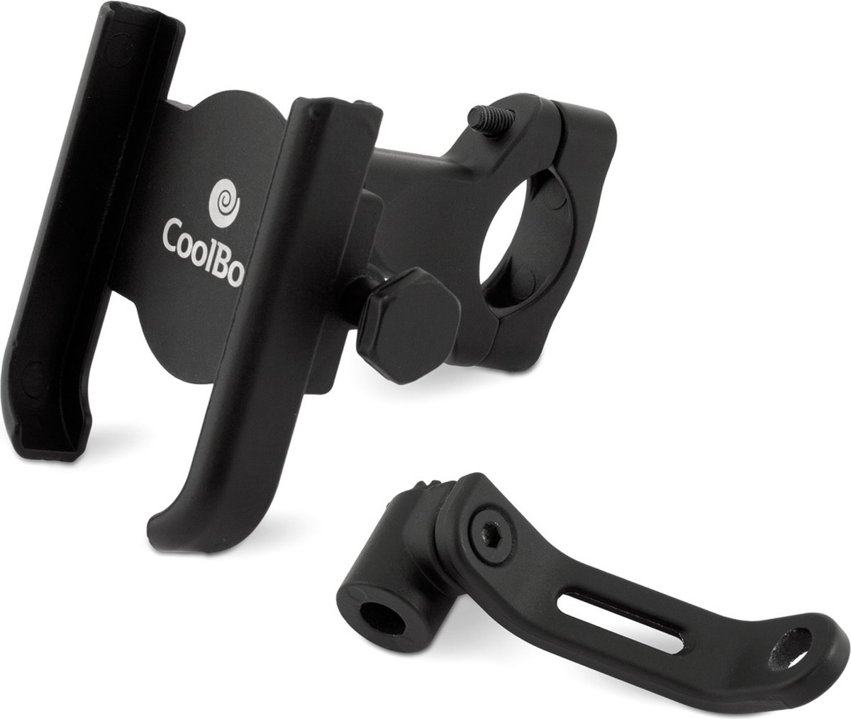 Bike Phone Holder CoolBox COO-PZ06 58-95 mm Black Aluminium