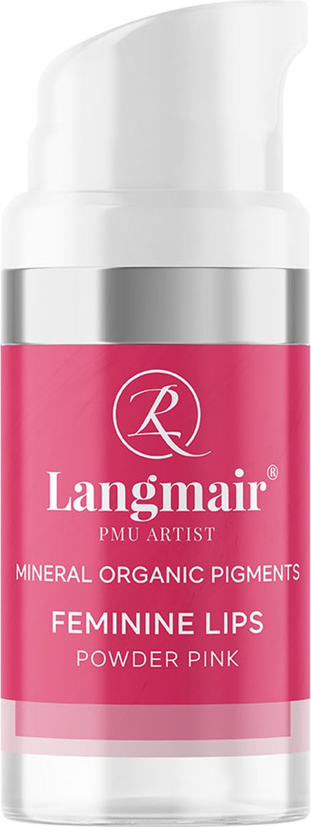 Langmair - Lippigmenten voor permanente make-up - Feminine Lips - Powder Pink