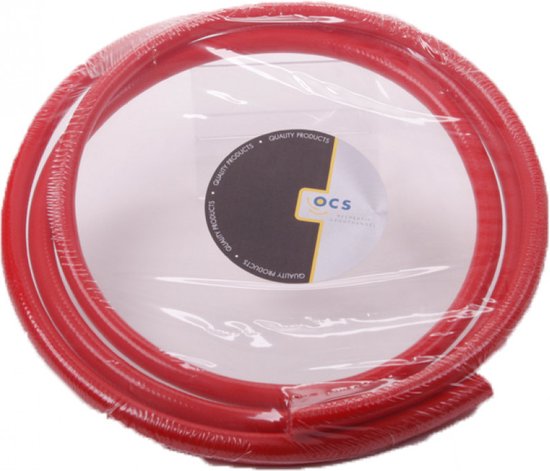 Waterslang Warm Rood Gewapend