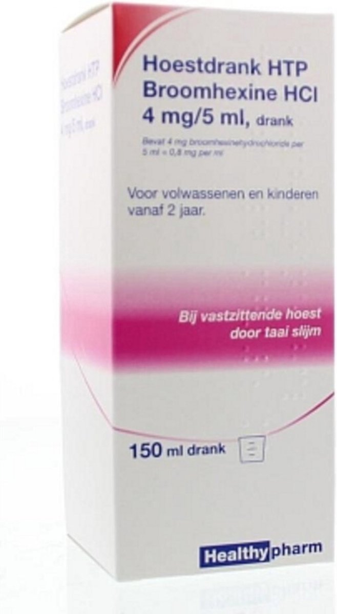 Goedkoopste Healthypharm Hoestdrank Kind 4 mg/5 ml 150 ml