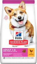 6x Hill's Science Plan Hondenvoer Adult Small & Mini Kip 1,5 kg