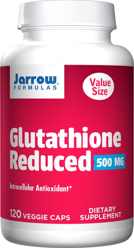 Glutathione Reduced (GSH) 500mg 120 capsules - gereduceerde glutathion | Jarrow Formulas