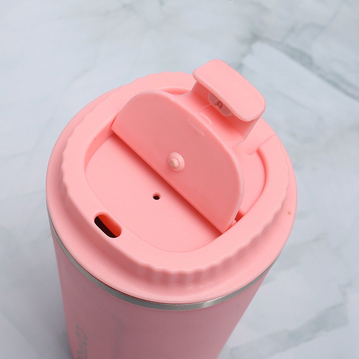Premium RVS Koffiebeker To Go van Merkloos / Sans marque — cadeau in Koken & Dineren - foto 3