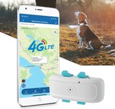 4G GPS Tracker voor honden - IP65 waterdicht Realtime online locatie - Gratis volgsysteem/APP - met geluid/lichtwaarschuwing om huisdieren te vinden - 700mAh batterij - Gegevensstatistieken