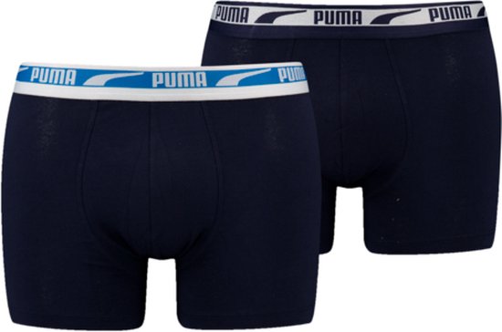 Puma Boxershorts Multi Logo 2-pack - Peacoat - Maat S