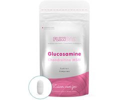 DA Flinndal Glucosamine Chondroïtine MSM Tabletten- Met Vitamine C en D - Voor Gezond Kraakbeen en Sterke Spieren - 60 Tabletten - 60 stuks