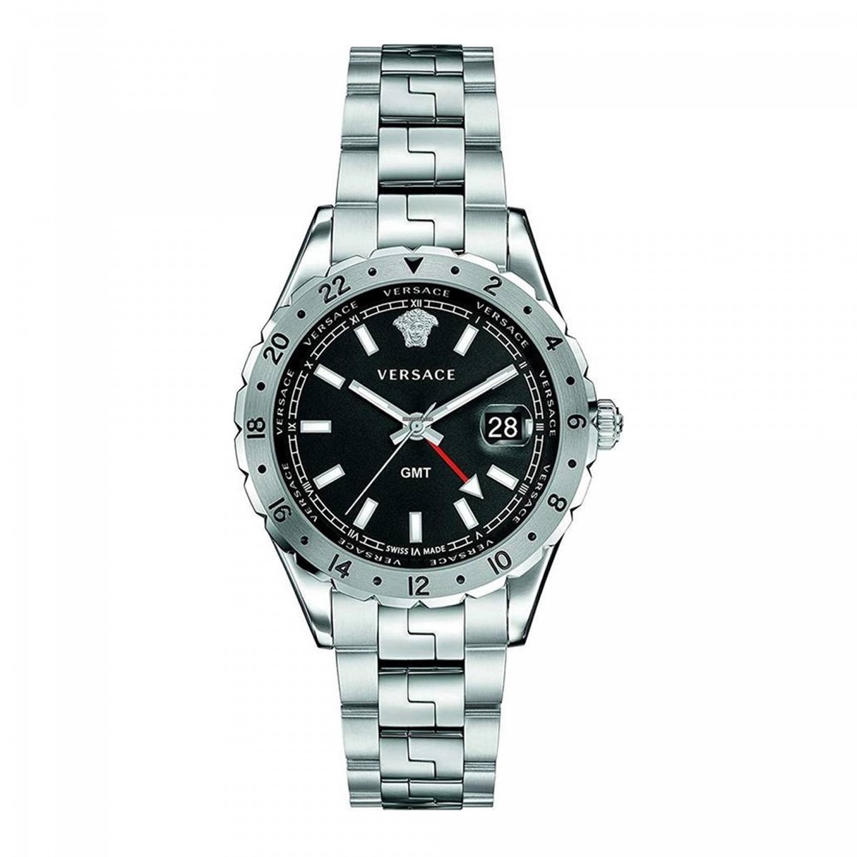 Versace V11020015 horloge mannen - Roestvrij Staal - zilver