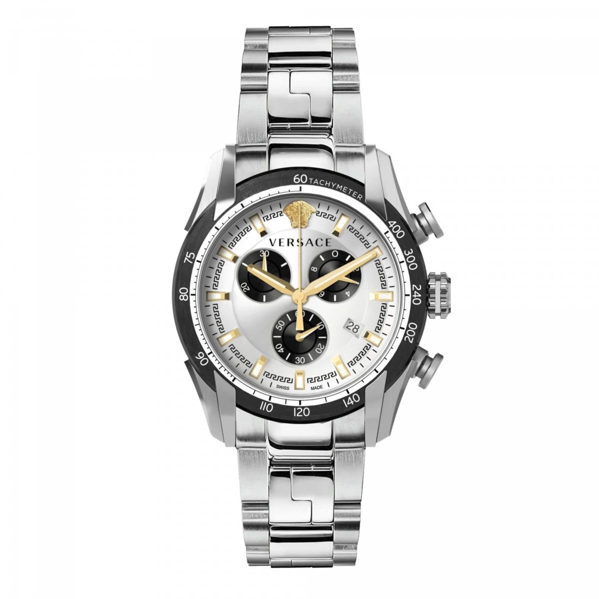 Versace VE2I00321 horloge mannen - Roestvrij Staal - zilver