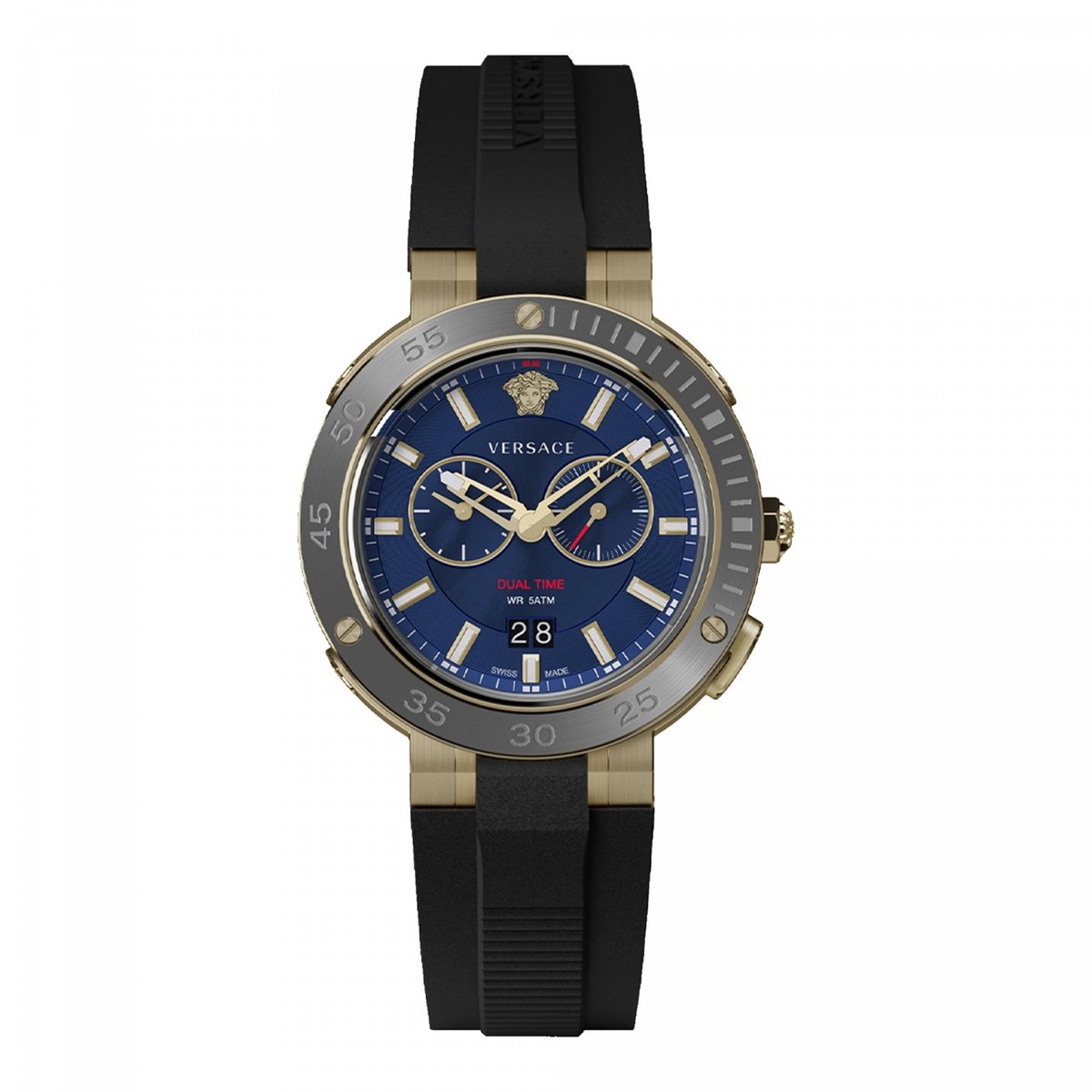 Versace VECN00119 horloge mannen - Roestvrij Staal - goud