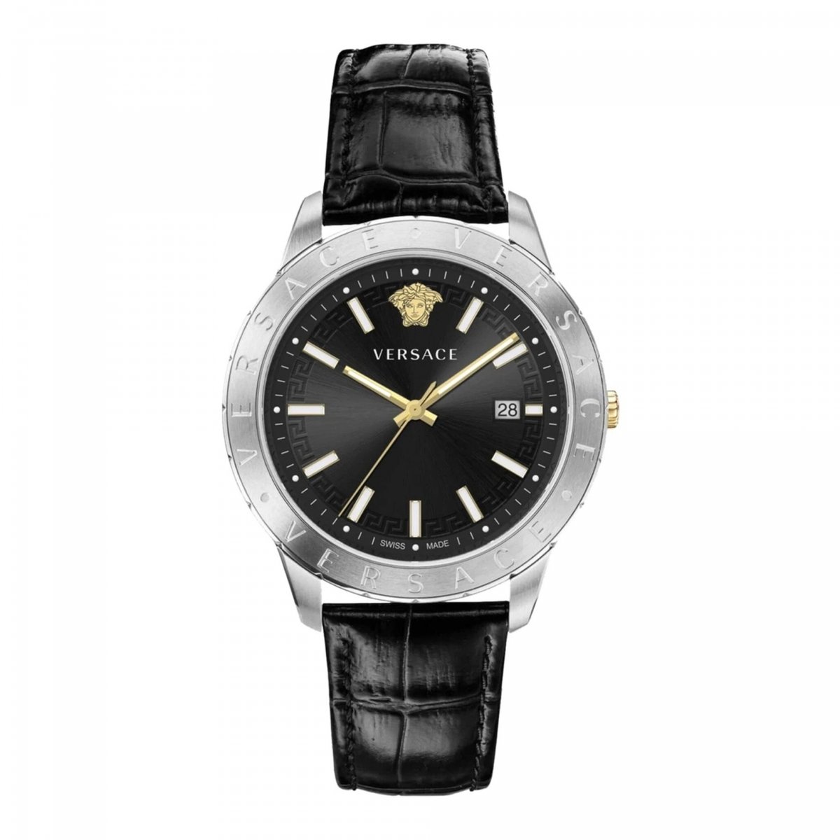 Versace VE2C00221 horloge mannen - Roestvrij Staal - zilver