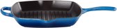 Bol.com Le Creuset Grillpan Signature - Azure - 26 x 26 cm - geëmailleerde anti-aanbaklaag aanbieding