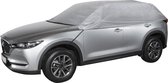 Housse de voiture AllWeather semi-garage taille XL gris clair, semi-garage étanche, anti-poussière avec protection UV, fermeture à ceinture renforcée