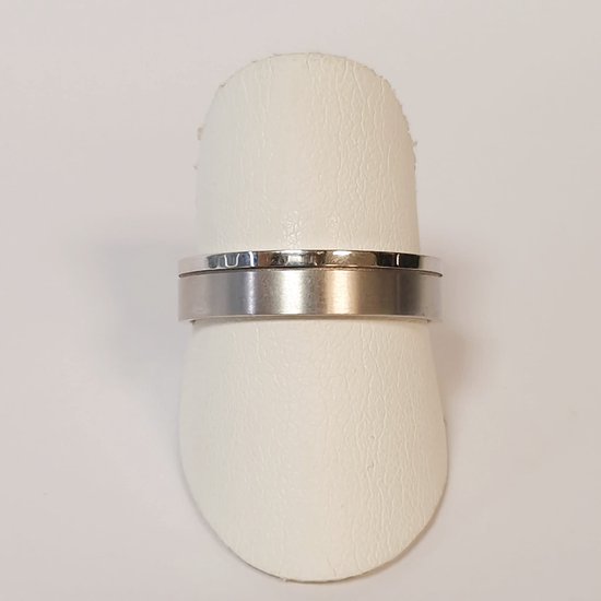 trouwring - heren - Aller Spanninga - 947 - witgoud – sale Juwelier Verlinden St. Hubert - van €1065,= voor €693,=