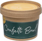 bladconfetti bio bowl | 100% biologisch afbreekbare confetti | 1 handje | bowl |