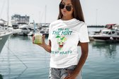 Shirt - You are the mint to my mojito - Wurban Wear | Grappig shirt | Cocktail | Unisex tshirt | Valentijn | Zomer | Wit