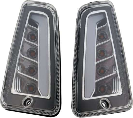 LIGHTDELUX Dynamische LED Zijknipperlichten Voor VW T6 – ECE Goedgekeurd, Plug & Play – Set Van 2