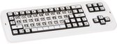 Clevy Contrast - Keyboard - Extra grote toetsen - Slechtzienden toetsenbord